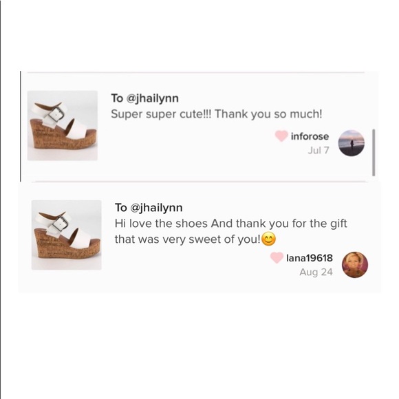 White wedge platform sandal - Picture 2 of 5